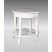 Versailles Circular Side Table - French White 